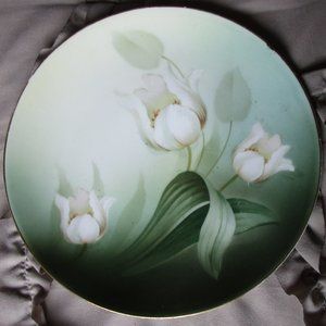 antique hand painted plate